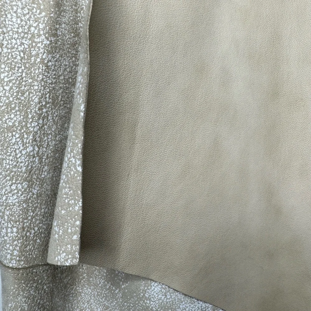 Elie Tahari Betsy Distressed Leather & Silk Vest - Luxury Meets Edgy Elegance